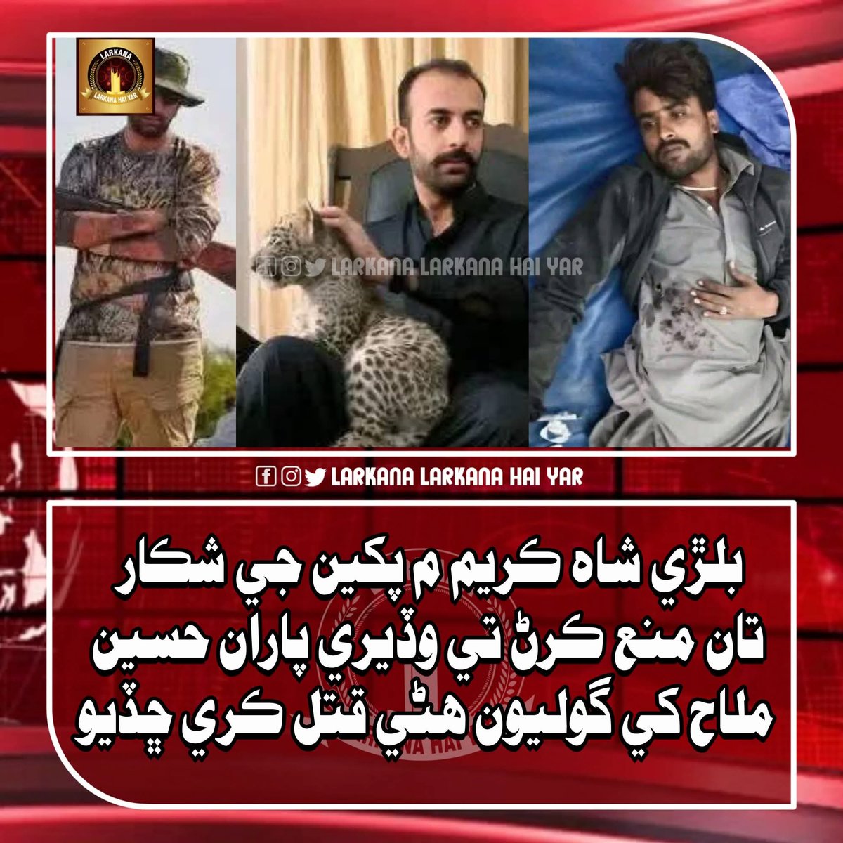 Bird rescuer Hussain Mallah killed, 2 cases filed against protester Mansoor Mallah
#JusticeForHusainMallah 
<a href="/UN/">United Nations</a> <a href="/UN_News_Centre/">UN News</a> 
<a href="/HRCP87/">Human Rights Commission of Pakistan</a> <a href="/arifaajakia/">Arif Aajakia</a> <a href="/Antonio_Tajani/">Antonio Tajani</a> 
<a href="/CoreyWilliam33/">Corey William</a> <a href="/MattReyxx/">Matt Reynolds</a> 
<a href="/GiaMari85/">Gia Marie</a> <a href="/VP/">Vice President JD Vance</a> <a href="/jarwar_lal/">LalJarwar</a> 
<a href="/BasheerMirani/">Bashir Mirani</a> <a href="/SindhiFa/">فيض سائين</a>