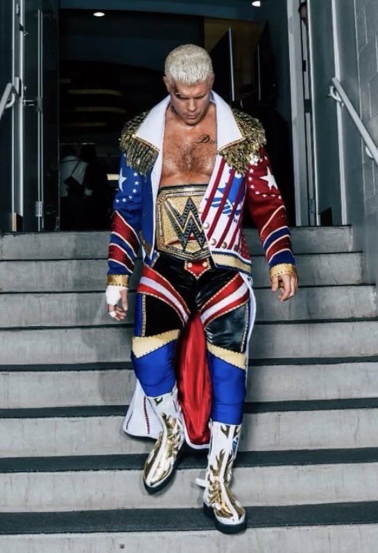 masonbldwnmusic's tweet image. The GOAT 🐐🐐🐐 

@CodyRhodes #CodyRhodes #AmericanNightmare #QB1