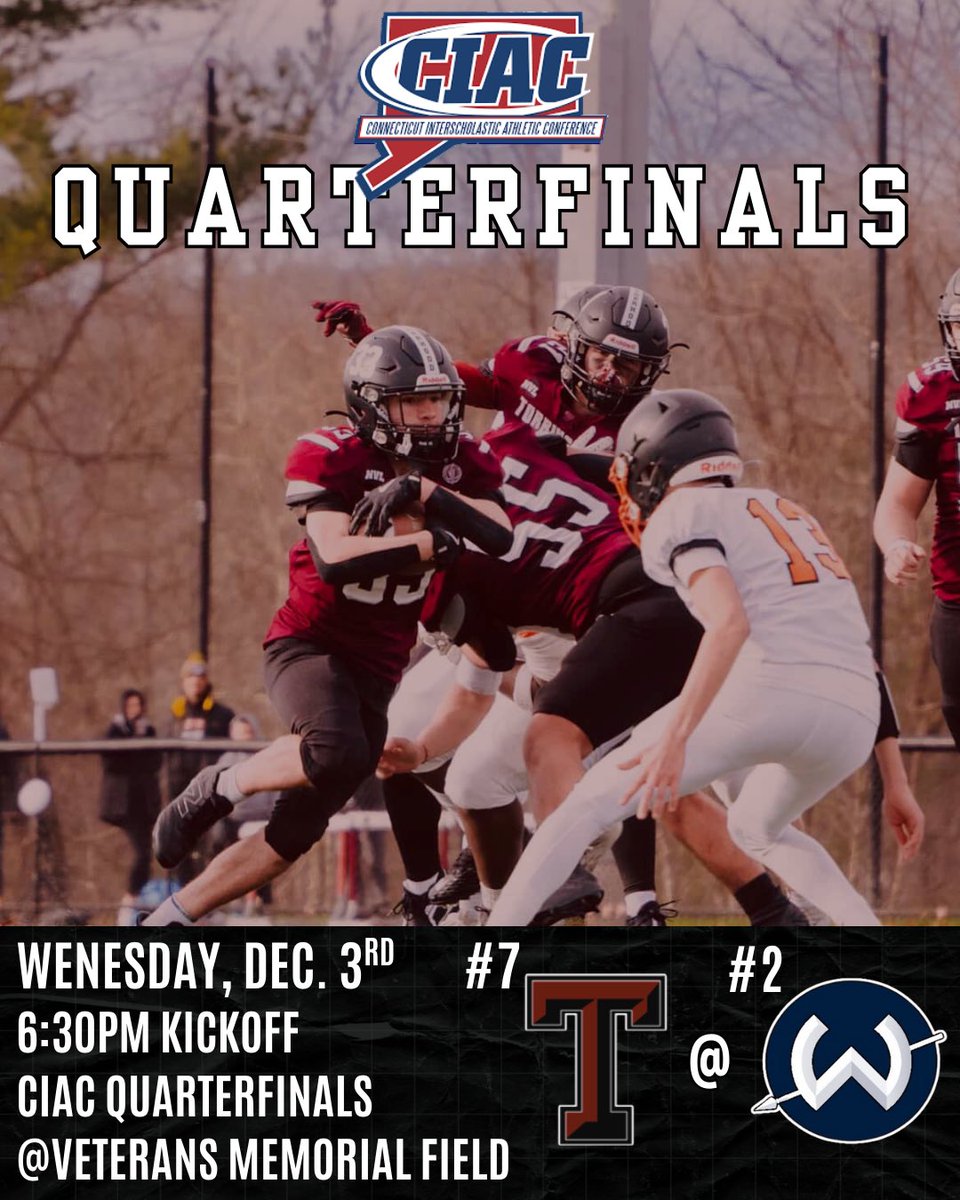 ths_raidersfb's tweet photo. It’s playoff time!🏈❄️ Due to the weather, our game has been moved to Wednesday. https://t.co/XFvFSu7Hix