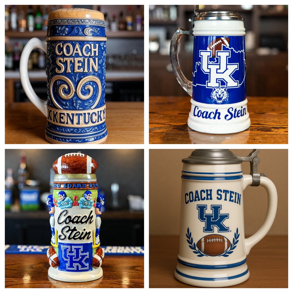 Which one would you pick? The Stein stein! Letsssgo!! #BBN #kentuckyfootball <a href="/KySportsRadio/">Matt Jones</a>