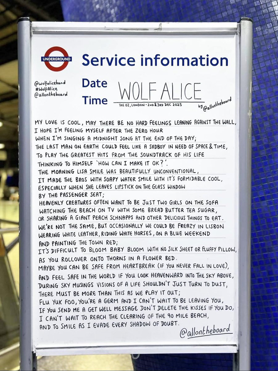 Two nights at The O2, round one tonight 🥲