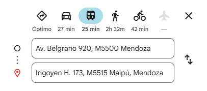¿En qué ciudad del país el transporte público es más útil que el auto?
No es CABA, es MENDOZA