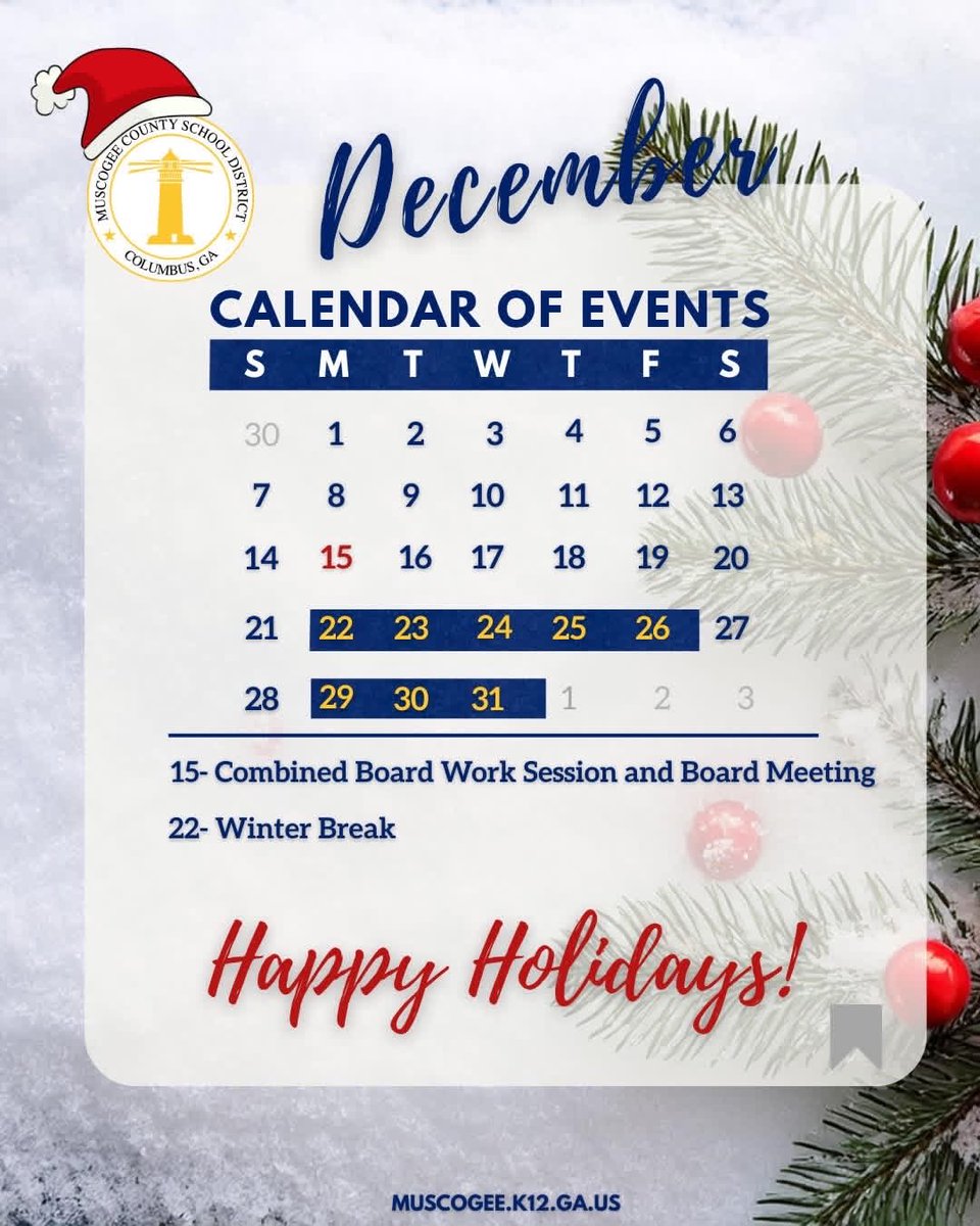 Muscogee County Schools tweet media