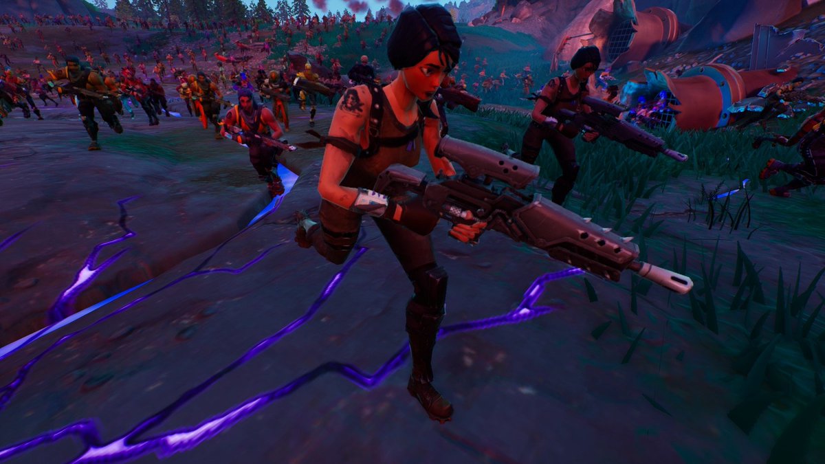 ¡DATO CURIOSO! 👀

Durante el evento de la Hora Cero, uno de los personajes aleatorios en el fondo estaba usando el Midnight Stalker, notable que el personaje que lo usaba también es NIVEL2 Shrapnel Headhunter de Salvar el Mundo

#Fortnite #stw