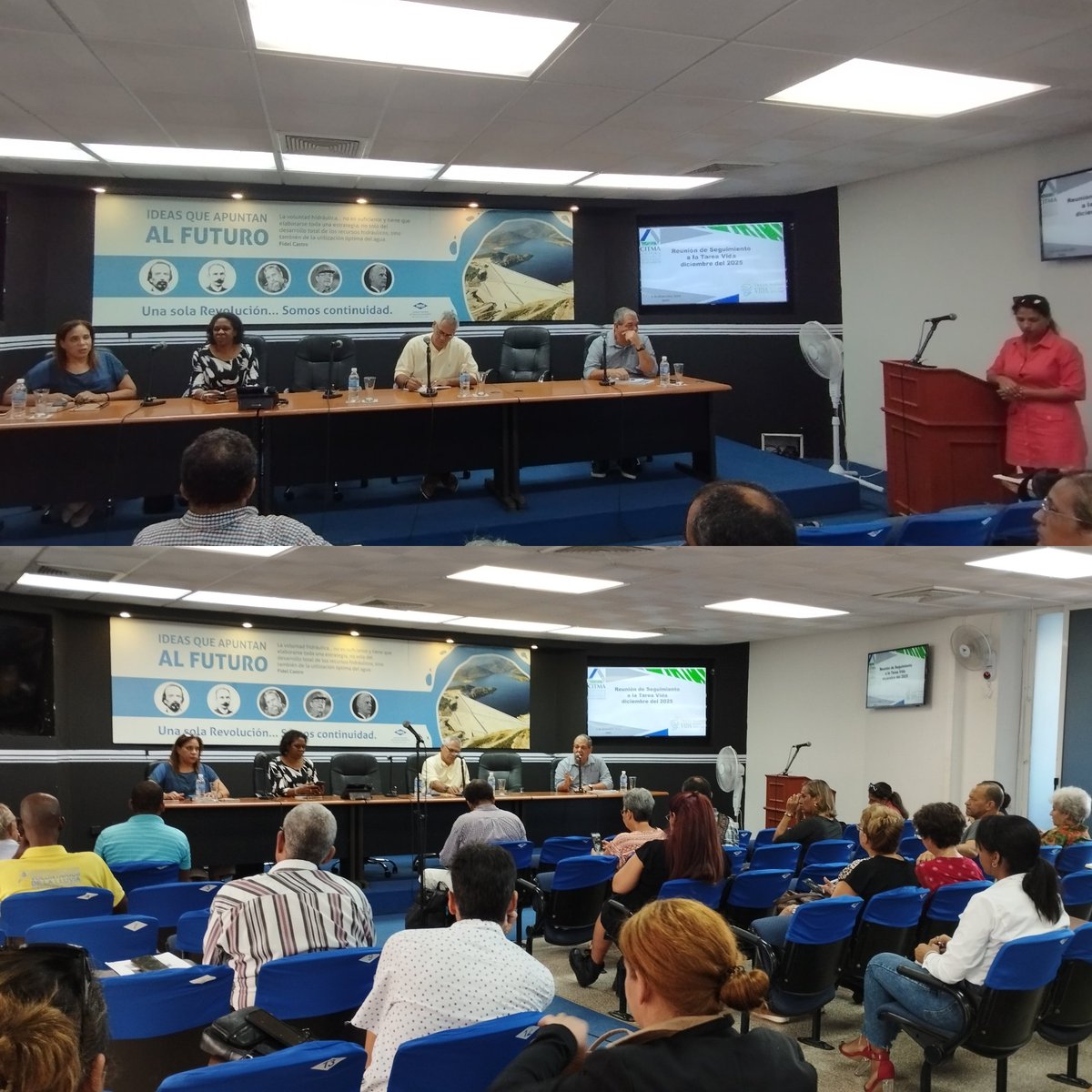 citmacuba's tweet image. Sesiona Reunión de seguimiento de la Tarea Vida en jornada histórica para #Cuba: Día de las Fuerzas Armadas, con viceministra @citmacuba Idalia López @Idalia10557584, vicepresidente primero @INRHCuba Bladimir Matos y Odalys Goicochea, dir gral Medio Ambiente @CubaTareaVida
👇