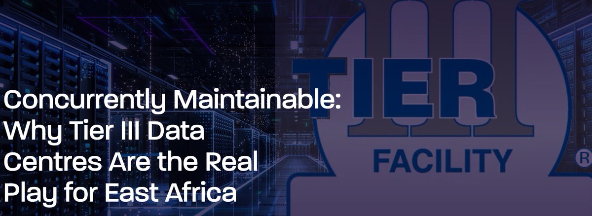 WinguAfrica's tweet photo. East Africa’s digital economy is growing fast and needs infrastructure that can keep pace. Tier III data centres provide the resilience and reliability that the region depends on.
🔗 https://t.co/fT6J1ORn6F
#DataCentres #TierIII #EastAfrica #DigitalInfrastructure #CloudAdoption https://t.co/lLrLmSxjkM
