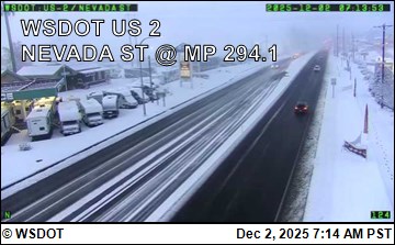 mattgraykxly's tweet image. A look at the north side of #spokane... needs to be a slow commute this morning.