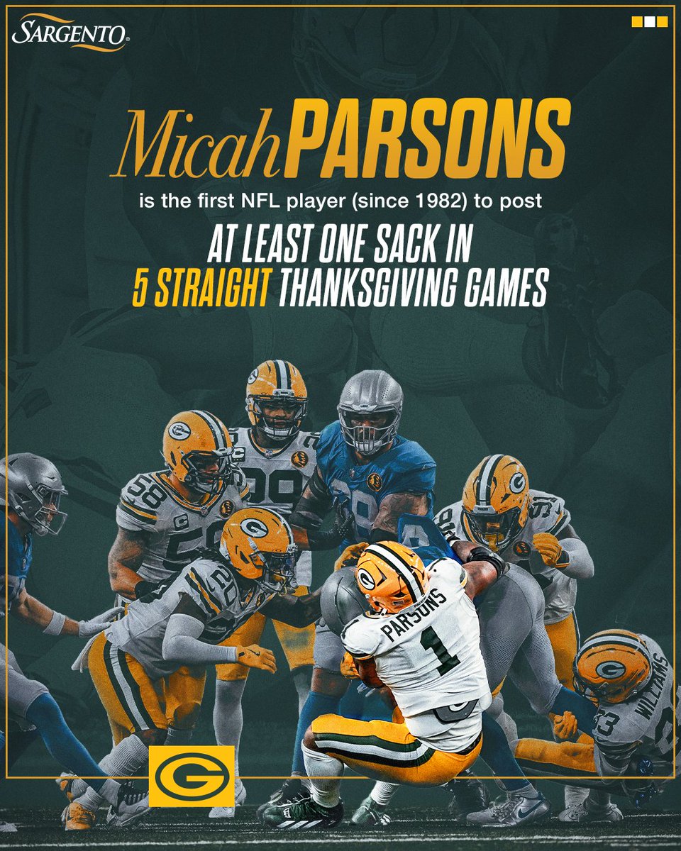 Nobody loves Thanksgiving more than Micah Parsons.

Every RT counts as a Pro Bowl Vote!