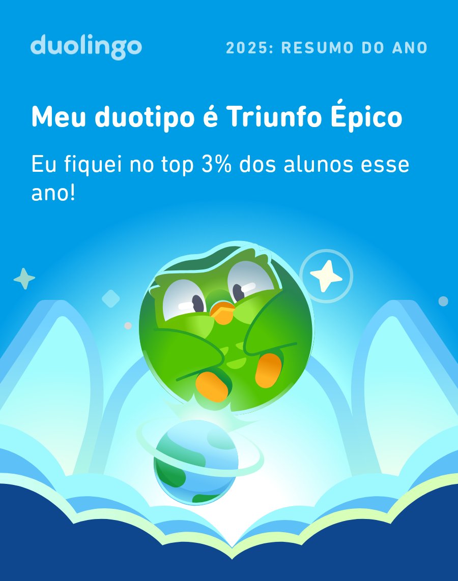 MeChamaDeJeff's tweet photo. Veja quanto eu aprendi no Duolingo em 2025! E você, quanto aprendeu? #Duolingo365 https://t.co/CLdK9LiQvB