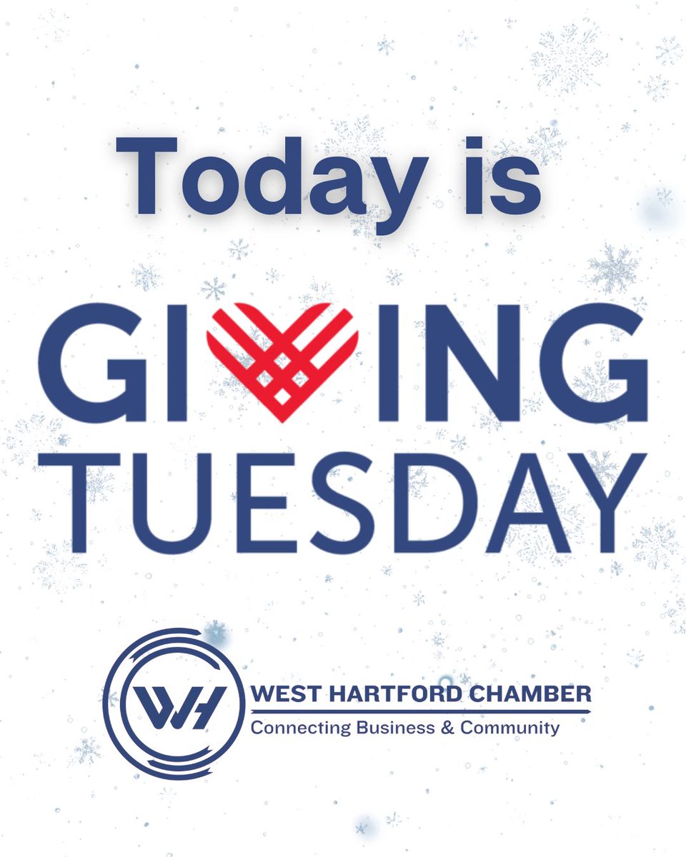 wh_chamber's tweet image. Today is #GivingTuesday. #WestHartfordChamber is proud to support #Nonprofits doing essential work in our communities and beyond. Whether you give time, money, or share their message, your contribution matters. Join these organizations in giving back and making a lasting impact.