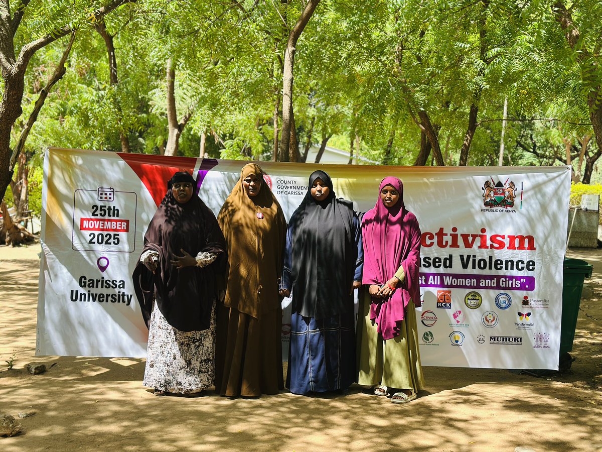 Solution_based7's tweet image. Last week, we proudly joined government institutions, civil society partners, development agencie, and the Garissa University community in launching the 2025 16 Days of Activism Against Gender-Based Violence.