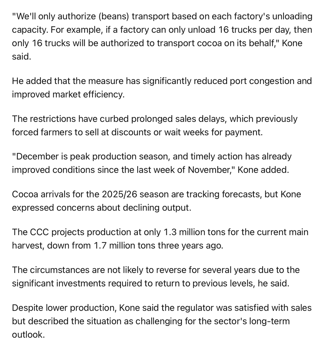 Rebelty_8's tweet image. #cocoa backlogs huh... to much coming in it looks like I say ;) we where hitting 100k&apos;s while creating a backlog... and farmers where even expecting more in December vs November, this could mean a steady higher arrival into January