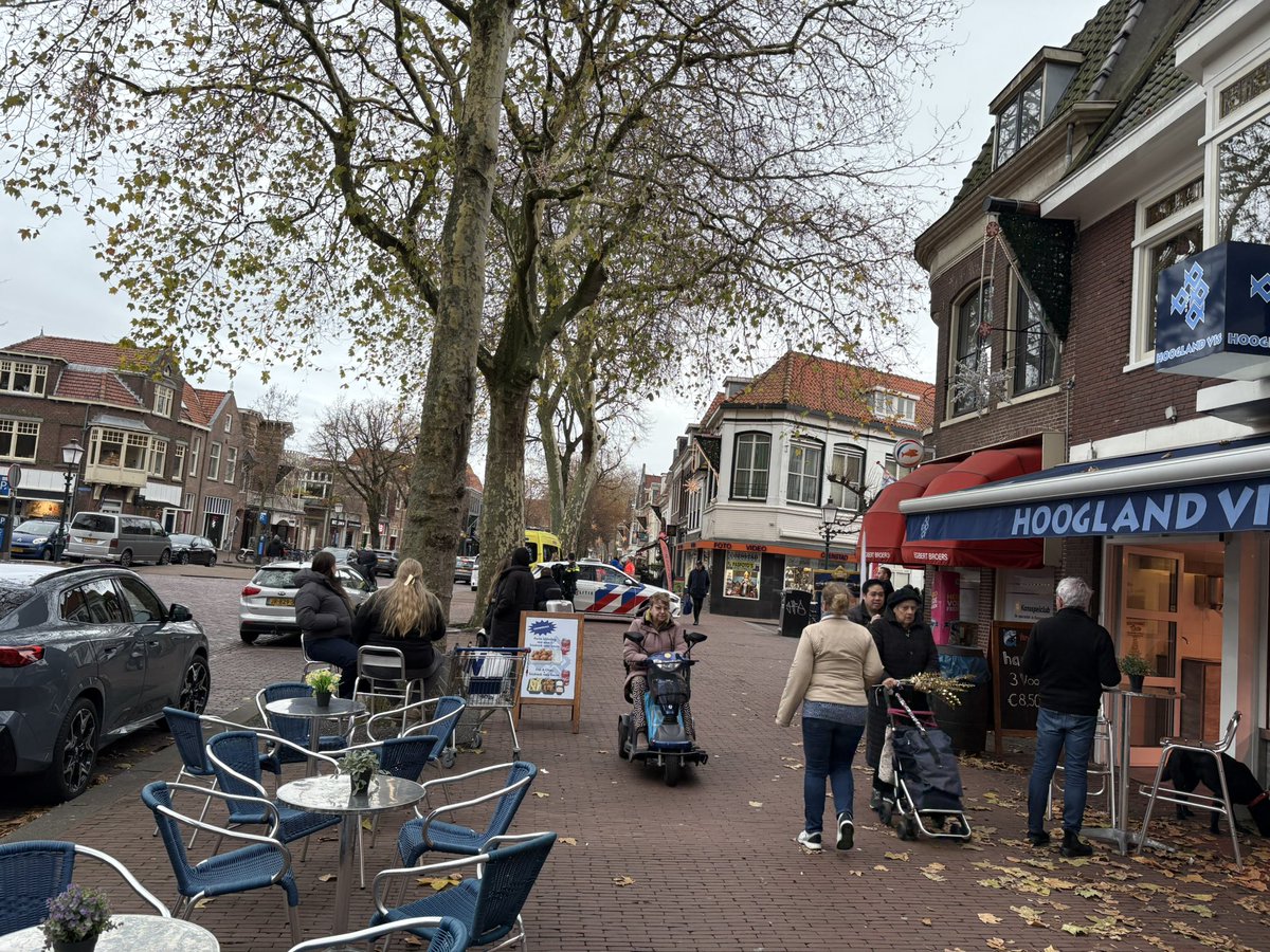 Of ik vanmiddag EHBO heb verleend aan een dame die lelijk ten val was gekomen?
Misschien..