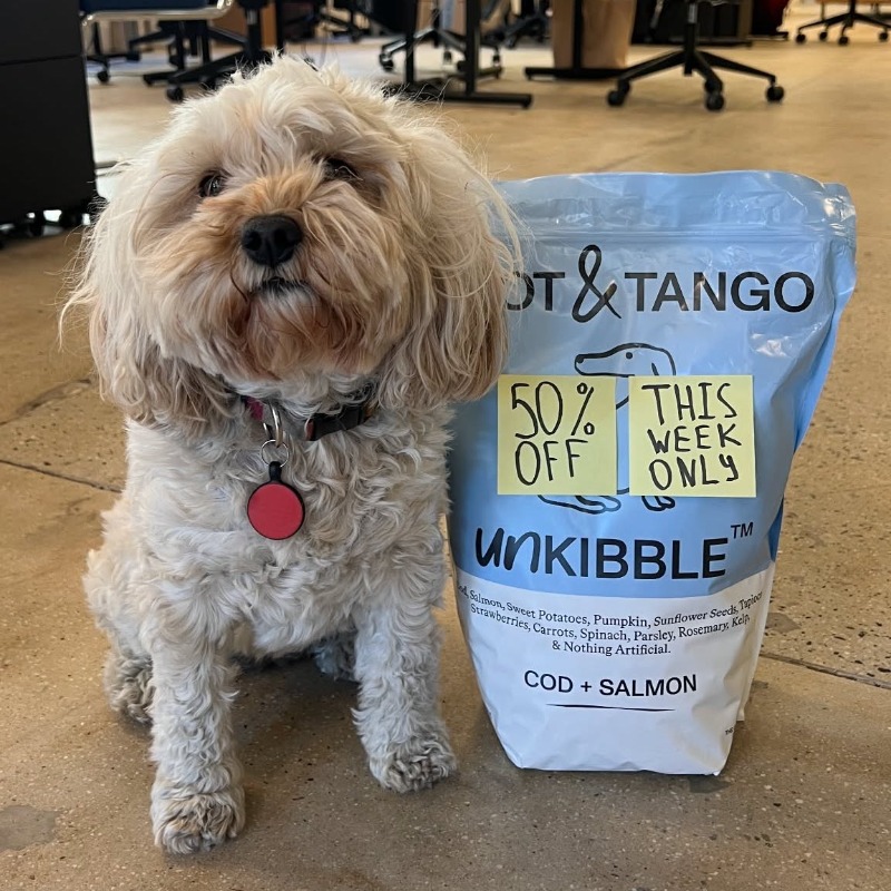 spotandtango's tweet photo. This Week Only ⏰ Get 50% off UnKibble:
- 100% human-grade ingredients
- No fillers or preservatives
- Vet-developed, complete recipes
- Picky-eater approved
- 1,700 5-star reviews