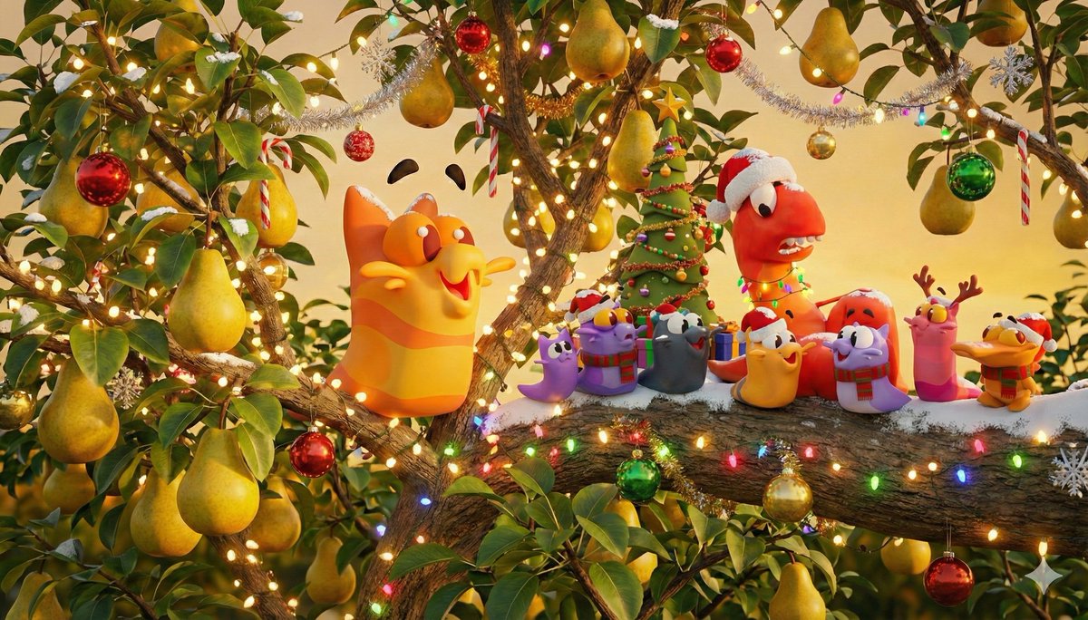 Popkins in a pear tree 🎄

Happy 12 Days of Clay 🌋