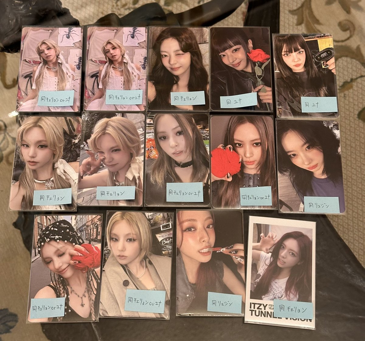 ITZY TNVS トレカ 交換 譲：1枚目 求：同種記載のもの 12/6オフイベ