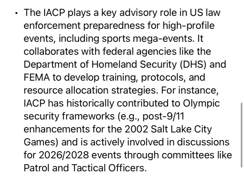 BMSInvests's tweet image. $ONDS

Probably nothing..

The Chair of the 2026 FIFA World Cup Subcommittee, under the International Association of Chiefs of Police (IACP) just tagged $ONDS subsidiary American Robotics &amp;amp; Jes Chosid (Senior Manager of Business Development @ AR) in this post regarding drone…