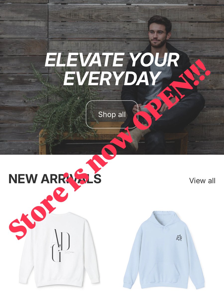 Sparrow_golf's tweet image. Online store is officially open!!! adgclothingco.myshopify.com

#fyp #clothing #ClothingBrand #brand