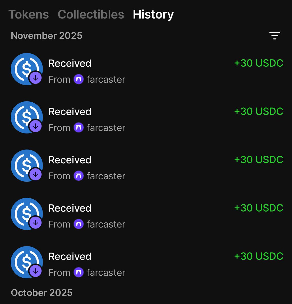 passive earnings ft. farcaster 🤌