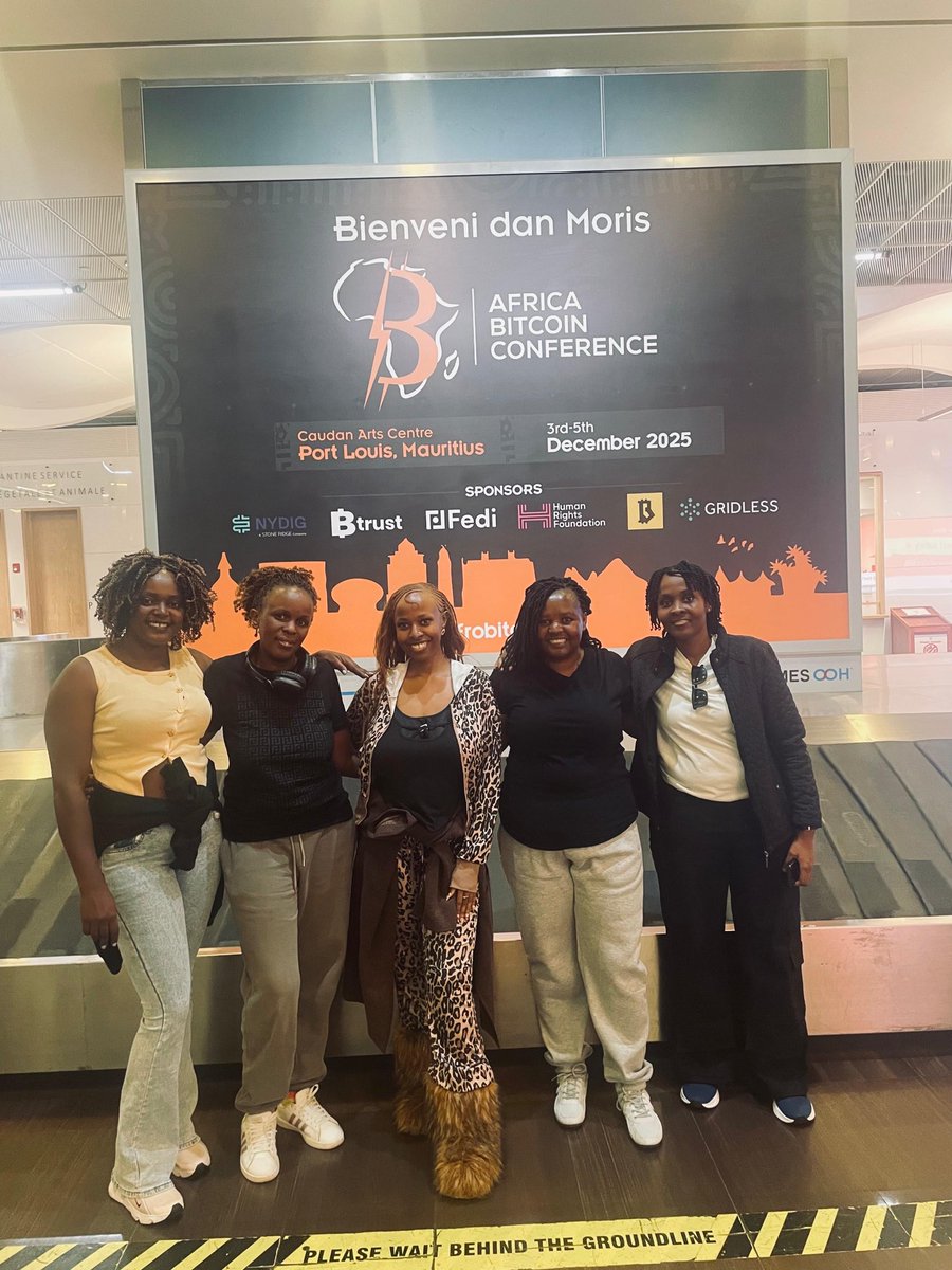 btc_dada's tweet image. Drum rolls please…..the sauce has officially landed in Mauritius!!!!!!
Kenya, Nigeria, Ghana and Zambia represented!
#ABC2025🇲🇺 #bitcoin