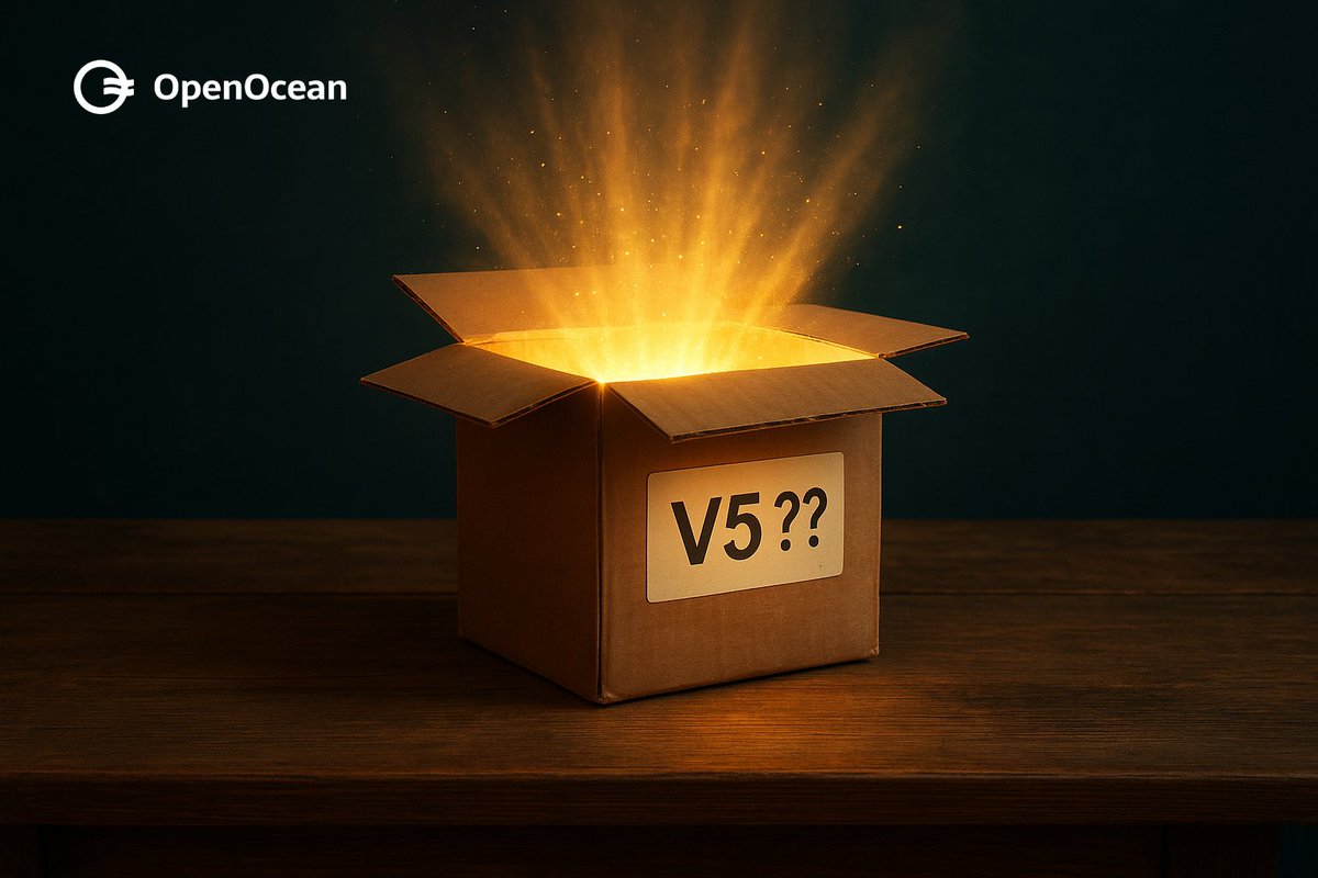 OpenOceanGlobal's tweet image. What would we call OpenOcean router V5?

Quantum? Or is that too soon?