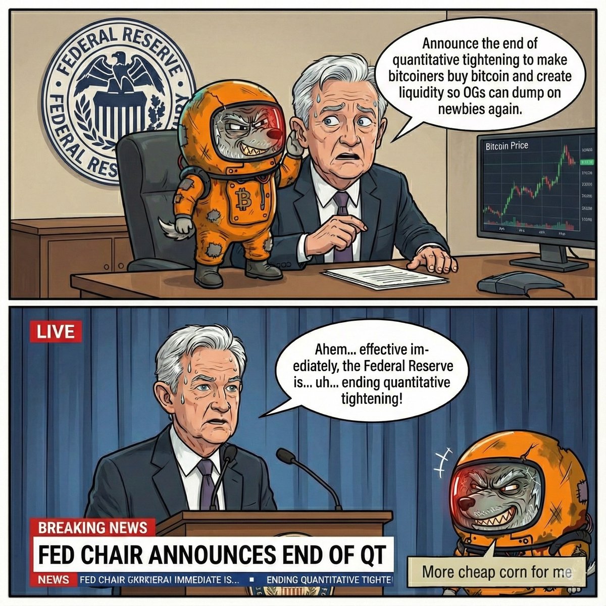 RatPoisonaut's tweet image. FUDERAL RESERVE 😏