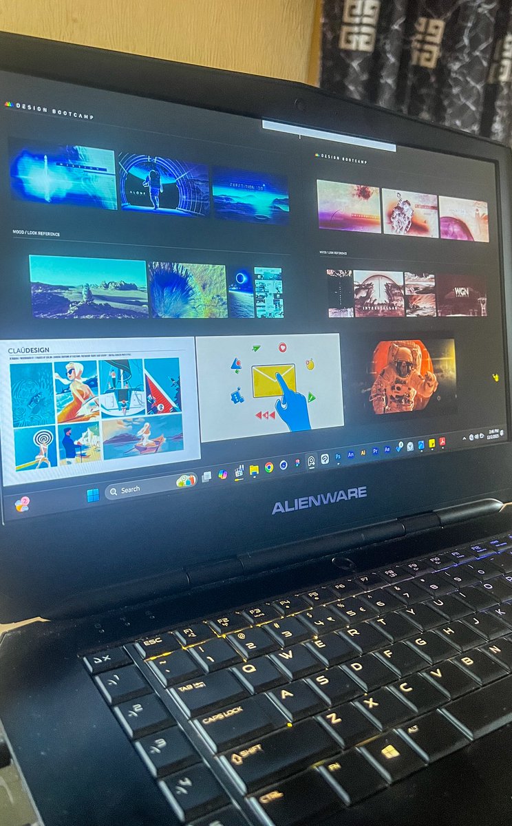 What I learned today about motion design prep

I finally understood the difference between three things.

1. Moodboard
This is the direction of the project.
You collect images that show the vibe, style and mood you want.
You do not design it yourself, you curate it.

2. Style