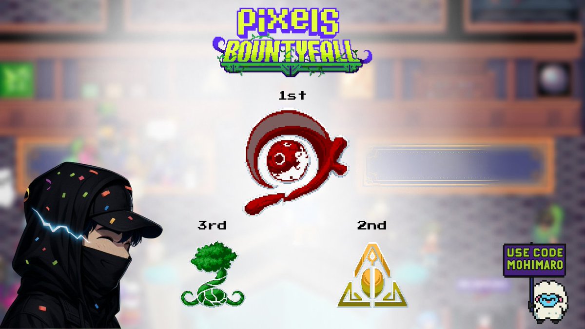 0xmohimaro13's tweet image. “A big congratulations to all unions! We did our best, and kudos to the Reapers; you truly deserve the #1 spot. Much respect to all members.” 🩸💪 @pixels_online #pixelcreator