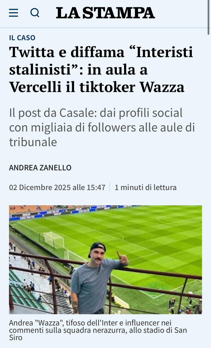 "LA STAMPA"

Un giornaletto da niente