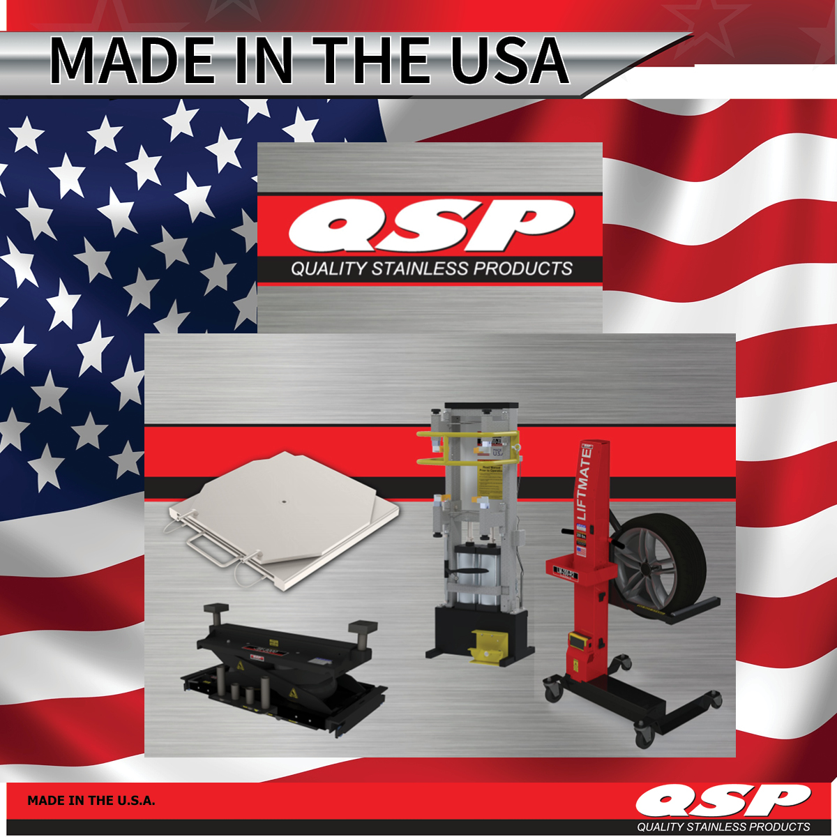 QualStainlessPr's tweet photo. Quality Stainless Products QSP is proud to offer products that are engineered, manufactured and assembled in the USA. With over 25 years in the automotive aftermarket industry, we wouldn’t have it any other way. https://t.co/jxMILx0cJu