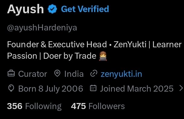 ayushHardeniya's tweet photo. We need 25 more to achieve our firat milestone of #500f https://t.co/pcFd8BmSLF