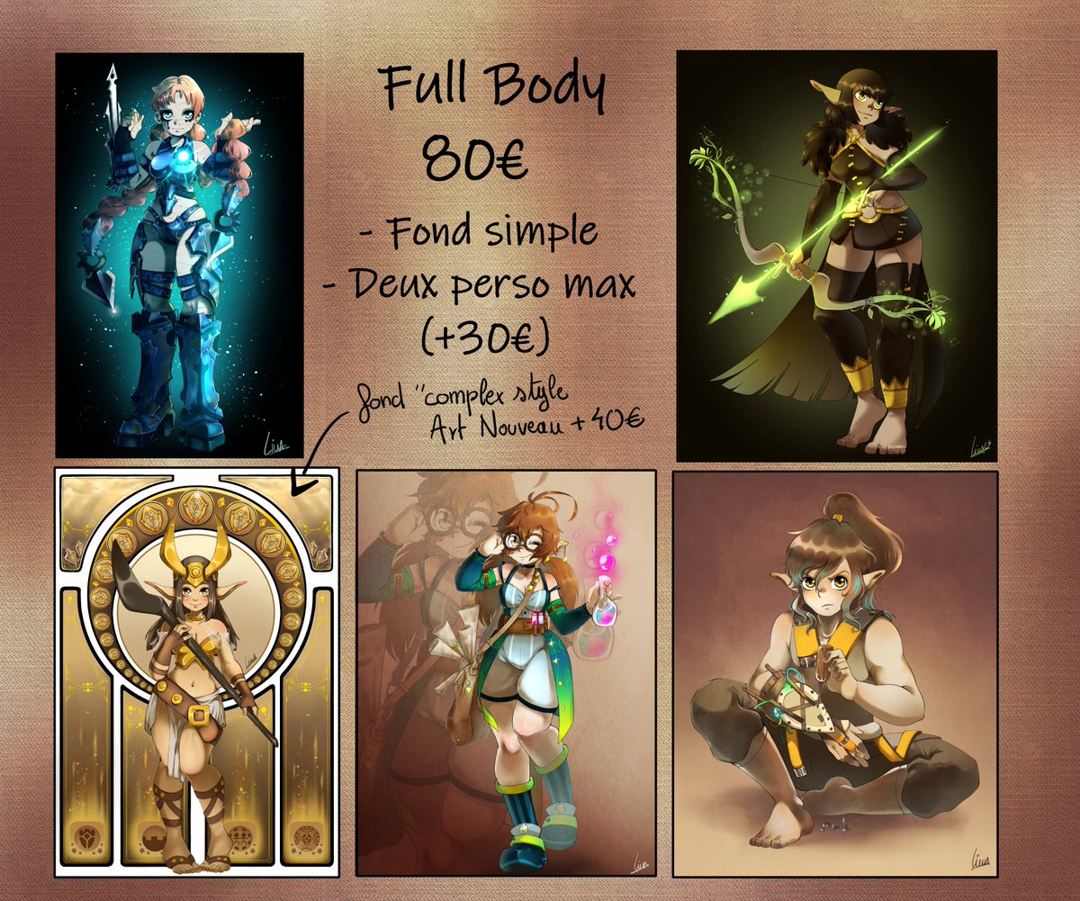liwanol's tweet image. Mise à jour des fiches de commi, pas que j'ai bougé les prix mais j'ai mis des nouveaux dessins 🥰 

C'est d'ailleurs ouvert en ce moment ! ça m'arrive de faire les commissions en stream (je demande toujours la permission!)
Merci a tout ceux qui prennent le temps de partager ! 💖