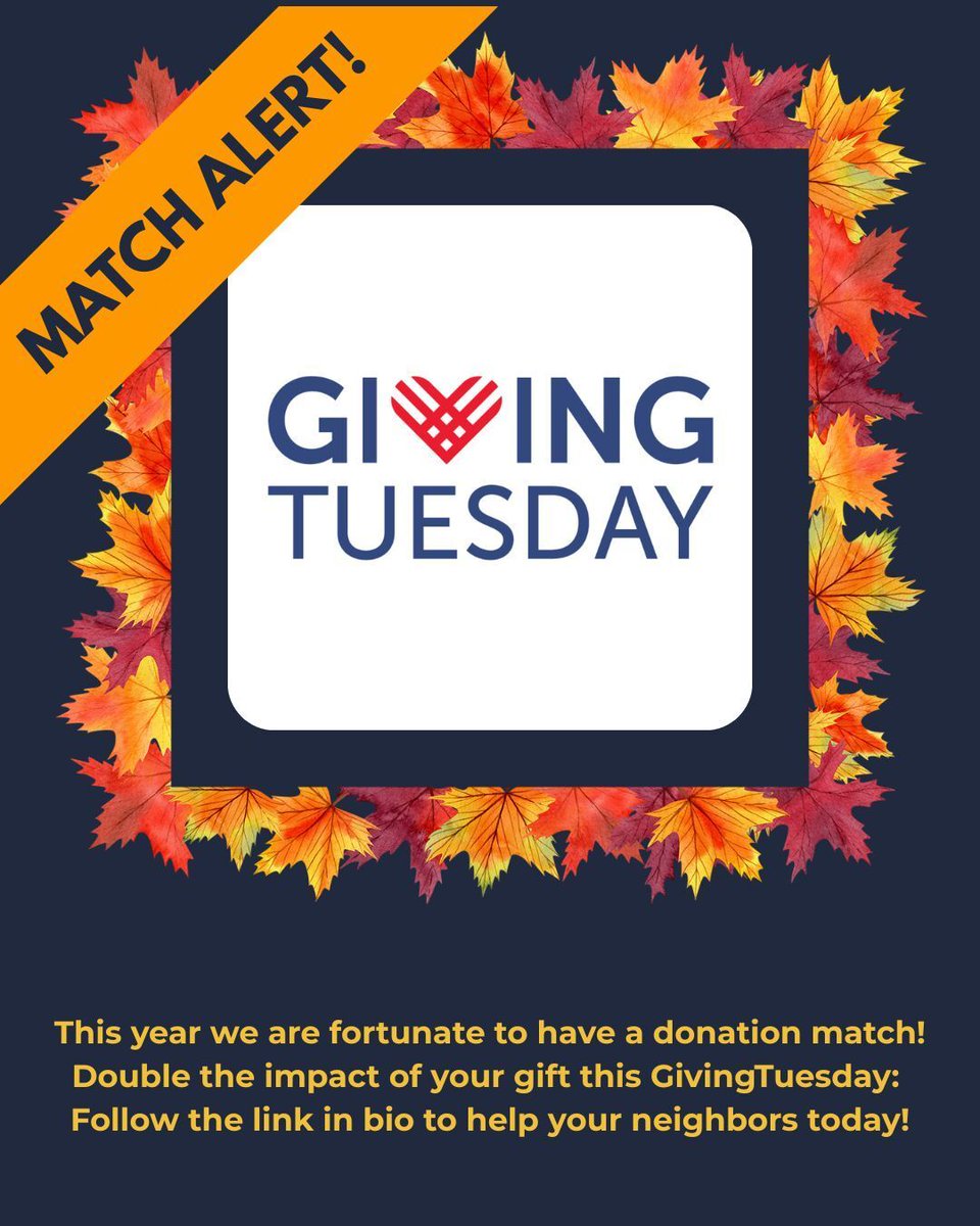 rihomeless's tweet image. GivingTuesday MATCH ALERT! This year, we are lucky to have an anonymous donor who will match every donation made today - giving your gift twice the impact!
