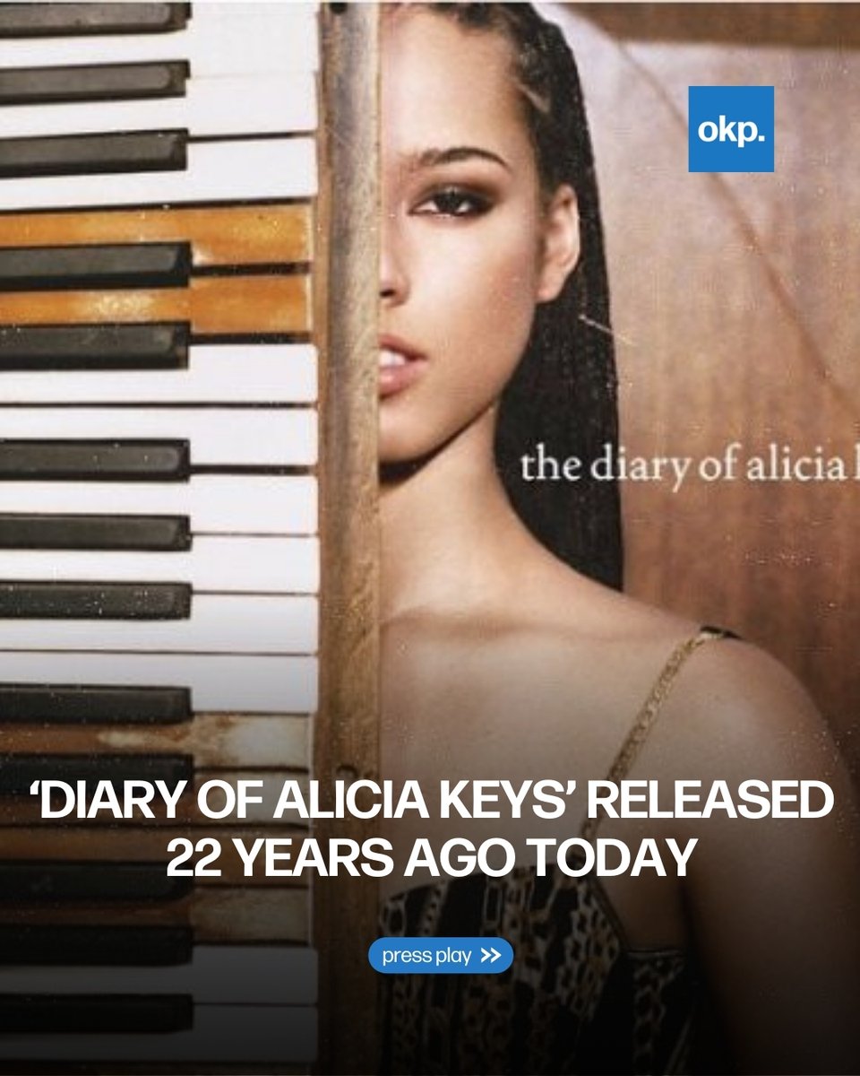 Celebrating 22 years of 'The Diary of Alicia Keys'. An album that