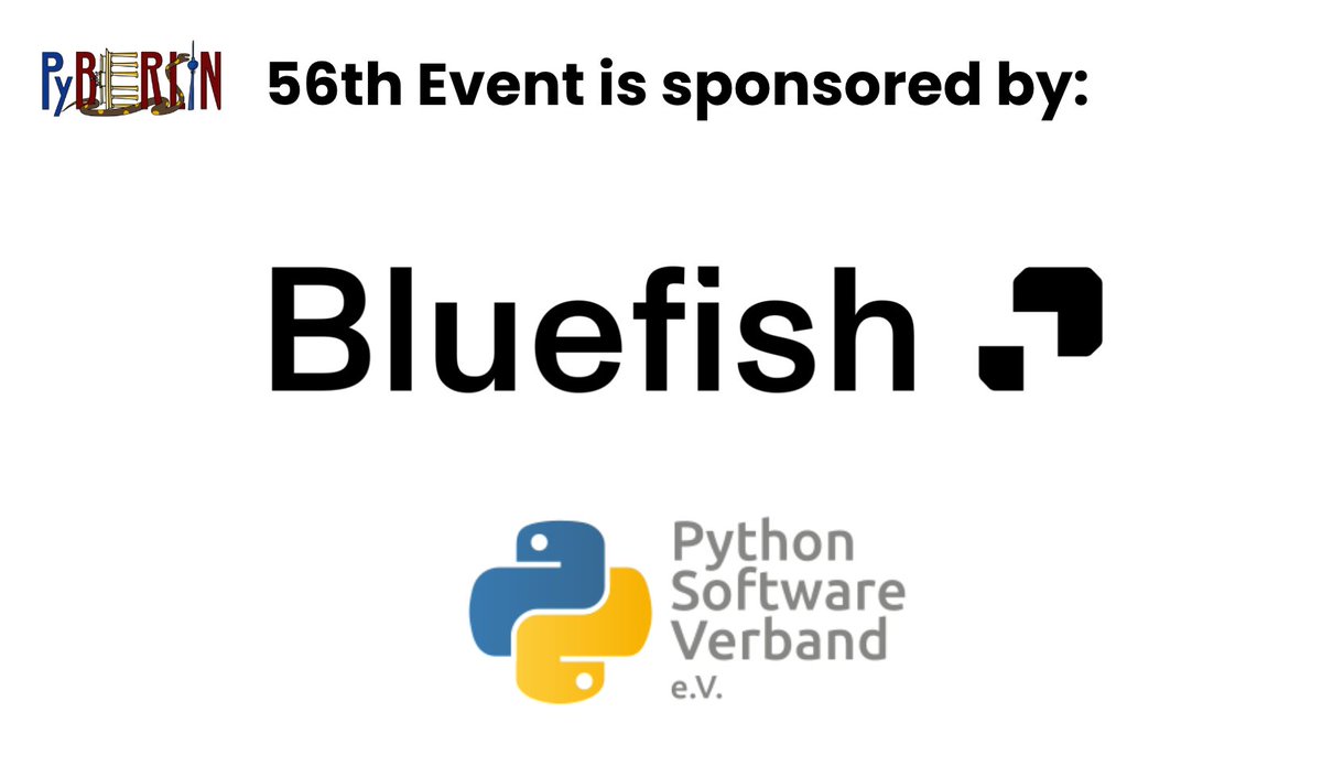 PyBerlinPython's tweet image. Our December&apos;s event is already tonight. Huge thanks to our sponsors for making it possible!