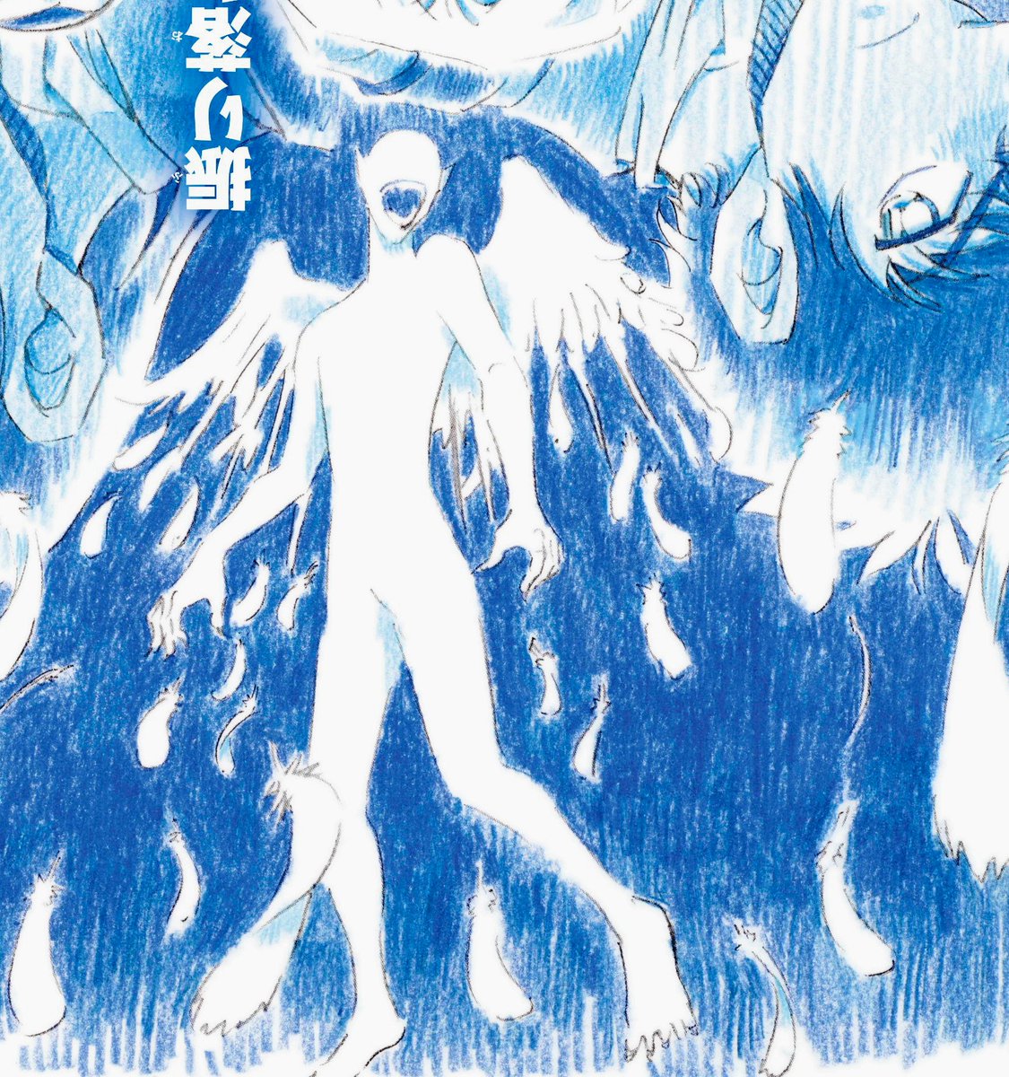 ポスターひっくり返したら！？ 何か人型の天使？が出た！怖い😨 来年の