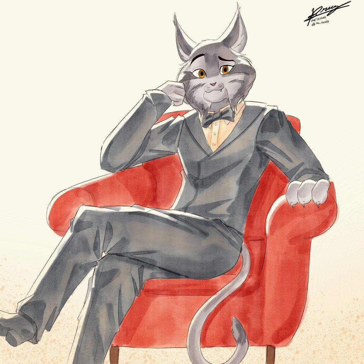 n6_02e23's tweet image. A silly #Pawbert doidle
#Zootopia2