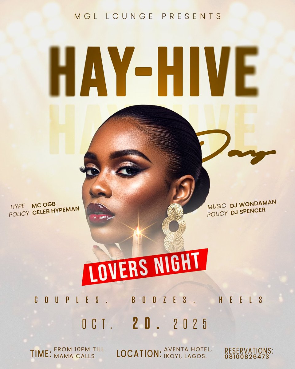 Henrolljay's tweet image. Day 7
Social media design for MGL Lounge (fictional)
93 days left out of 100

#100daysdesignchallenge #graphicsdesign