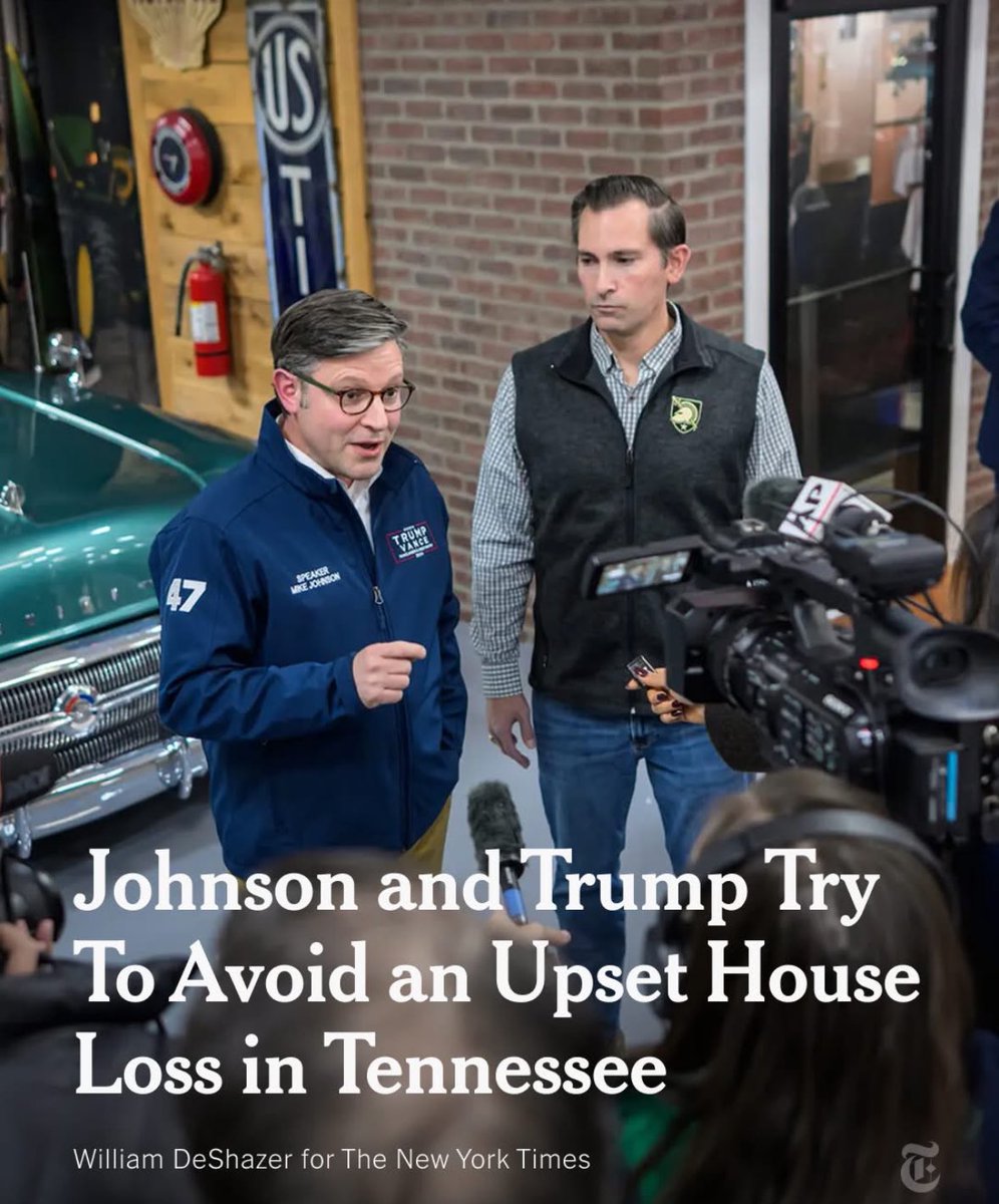 To our fellow Americans in Tennessee, please get out and vote today for Rep. Aftyn Behn. Trump has let you down and broken his promises. Gas, groceries, housing, electricity and healthcare have all escalated. Vote for Behn who cares about you. Trump only cares about billionaires.