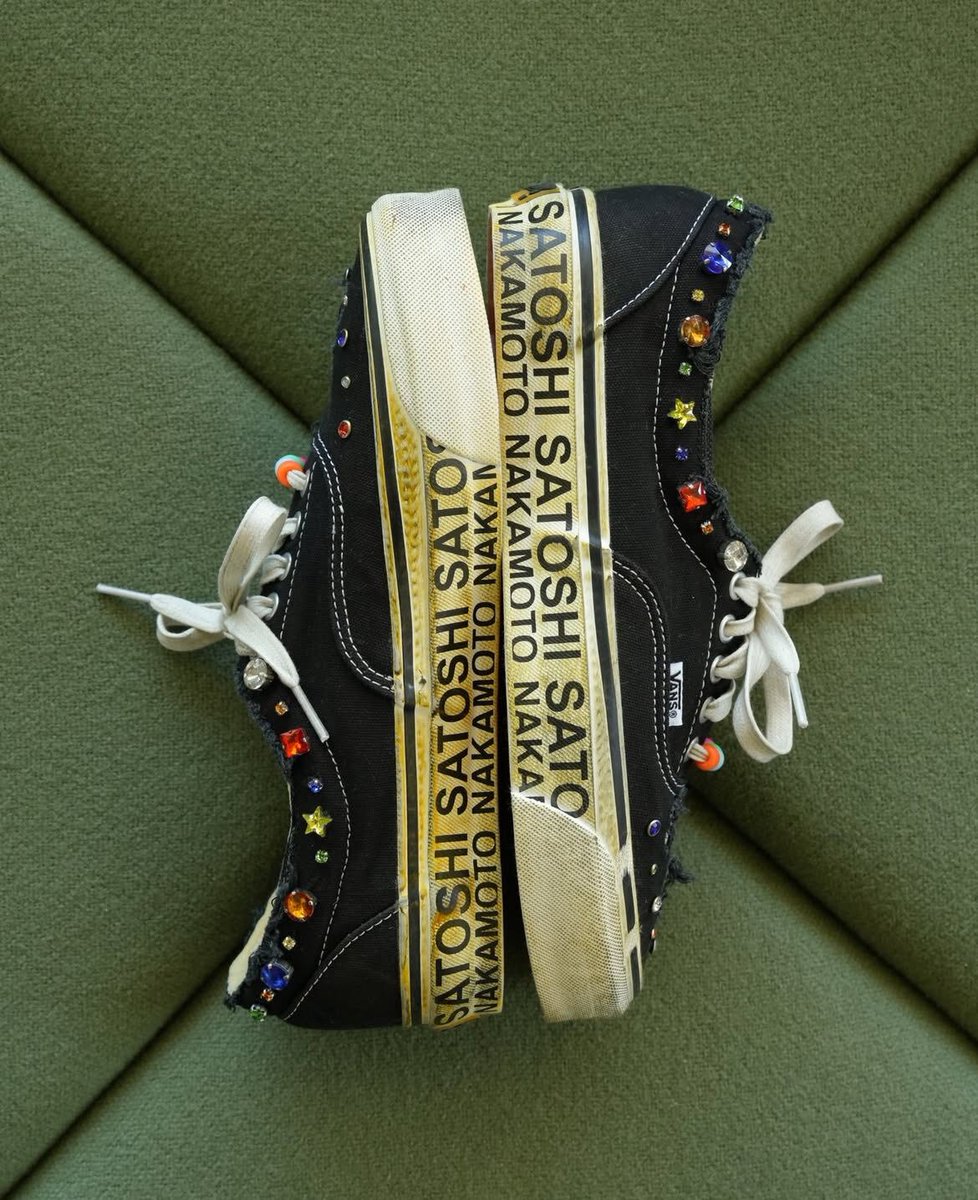 SATOSHIです。 Satoshi Nakamoto and Vans are back in action, as the imprint