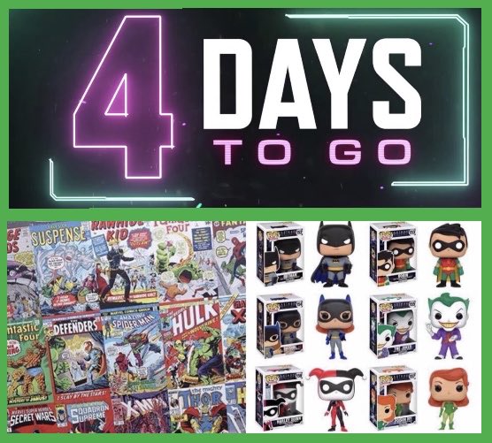 4 DAYS (12/6) until our LEHIGH VALLEY COMIC CONVENTION at Lehigh Carbon Community College! There will be TONS of comic books (from 50 cents to rare books), artists, creators, toys, PoPs, mini figures, Manga, Cosplay Corner, door prizes, and much more. 

Something for everyone!