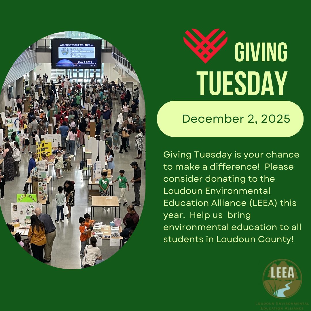 It's here… #GivingTuesday!  Help us start the day strong by making a donation.
loudounnature.org/donate
