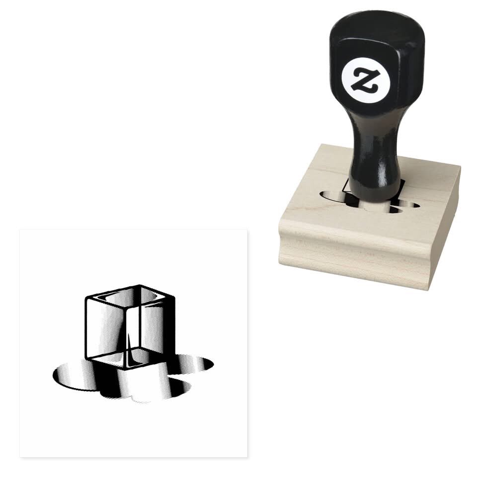 Heatwave ice cube logo design rubber stamp. 
Illustrated ice cube graphic design. 
Can be personalised. <a href="/zazzle/">Zazzle Inc.</a> @zazzleuk

zazzle.co.uk/heatwave_ice_c…

#heatwave #stamps #crafts #zazzle #icecube #craftstamp #artsandcrafts #rubberstamp