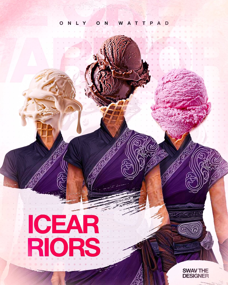 Lorita_theswav's tweet image. Day 12 of 100🍨
ICEARIORS  Ice cream + warriors = ICEARIORS. 
What does it mean? I don&apos;t know.
Was I craving ice cream? Maybe. Did I want to play around? Definitely.
Sometimes you make things just because.
#Swavthedesigner #100daysdesignchallenge #creativedesigner #creativegrowth