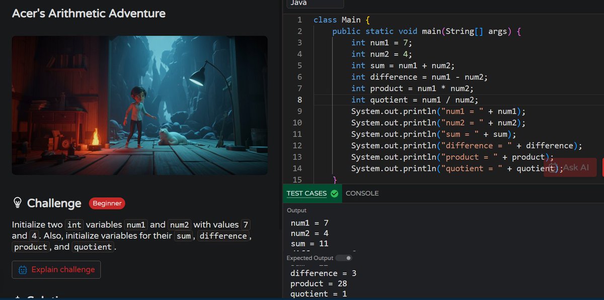 MoniTechCodes's tweet image. Day 120
File handling in Java – practice problems
Java operator problems
Daily Java challenge done 💻🔥
#30NitesOfCode #Java #JavaProgramming #100DaysOfCode #CodingJourney #LearnInPublic 
codedex.io/community/30-n…
