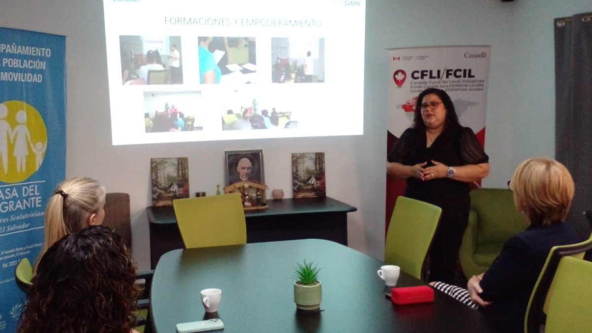 🇨🇦 a través del #FondoCanadá, impulsa el proyecto “Refugio de emergencia y formación para mujeres migrantes” en #SanSalvador. 
👉Este brinda albergue seguro, asistencia legal y apoyo psicosocial a mujeres migrantes y sus familias sobrevivientes de violencia basada en género.