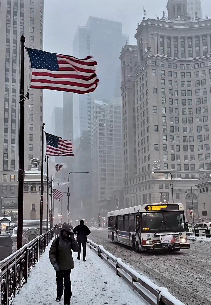 Así se encuentra Nueva York Estados Unidos EE.UU mucho frío #sstvi