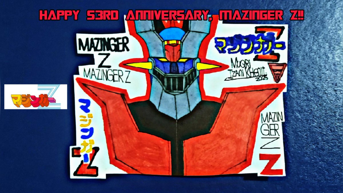 MuqriIzaniK2007's tweet photo. Happy 53rd Anniversary, Mazinger Z!!
@mazingerzjp @Dynamicpro_info @mazingo_info
#Mazinger #マジンガー #MazingerZ #マジンガーZ #GoNagai #永井豪 #DynamicProductions #ダイナミックプロ https://t.co/tXmn1xQj5p