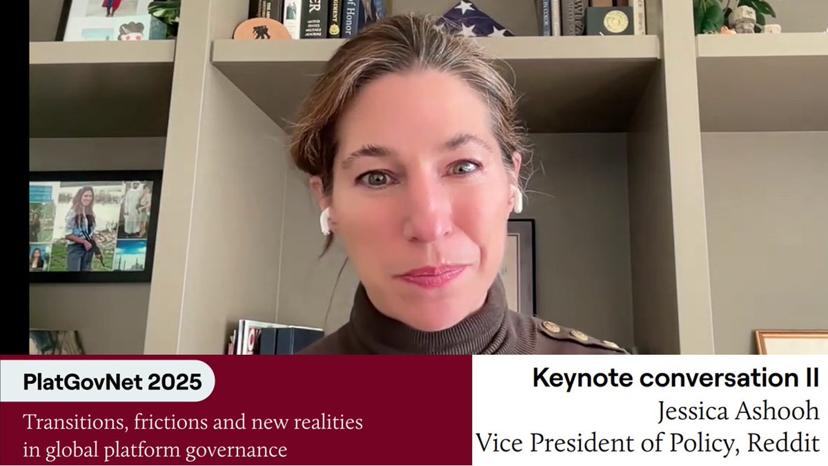 rasmus_kleis's tweet image. Content moderation may be basically “unsolvable from a centralized standpoint, because there&apos;s no agreement on what is the problem for which [it] would be the solution. The way we deal with this [is] by devolving the authority to take down content to the users”. PlatGovNet2025