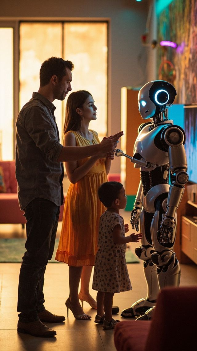 M1guelMun1z's tweet image. 📢 Robert Playter de Boston Dynamics dice que en 5-10 años podríamos tener robots en casa. La clave: IA avanzada y retos en seguridad y costes. ¿Listos para el cambio? 🤖 #Robótica #Innovación